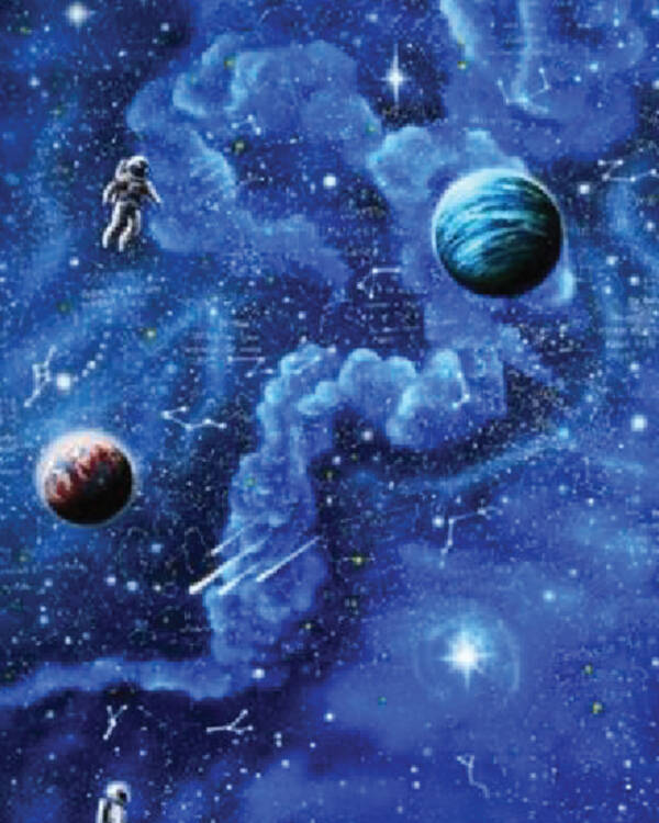 “Untitled Cosmic Clouds Into the Space”