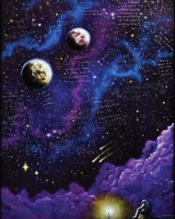 “Untitled Cosmic Clouds Into the Space II”