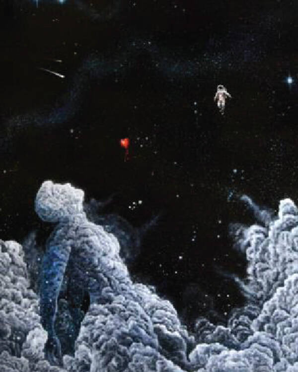 “Untitled Cosmic Clouds Into the Space III”