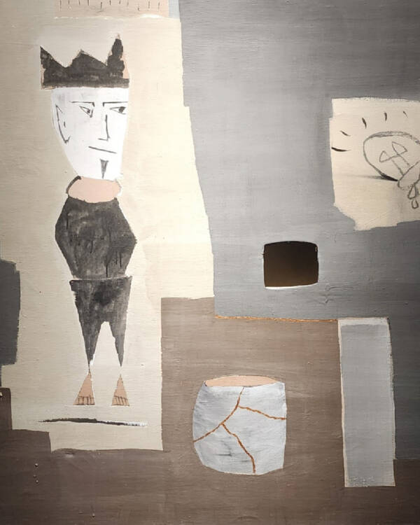 Kintsugi Tale (i) Diptych