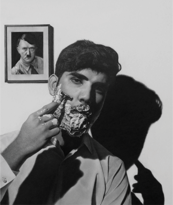 A portrait of Charlie Chaplin